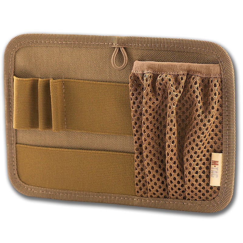 M-Tac Tactical Bag Insert Modular Organizer Utility Admin Pouch Hook Fasteners - Key Holder (Coyote Brown) - Image 1